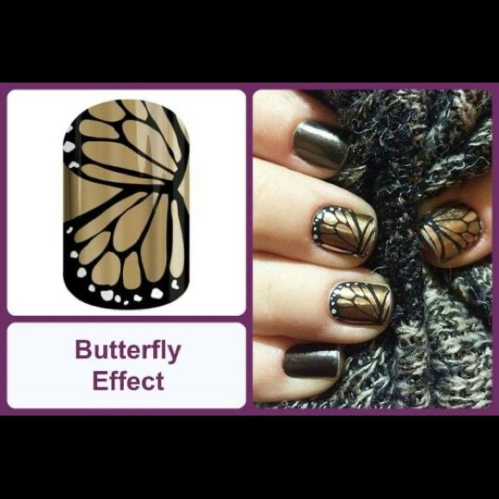 NEW in pkg Butterfly Effect Jamberry nail wraps